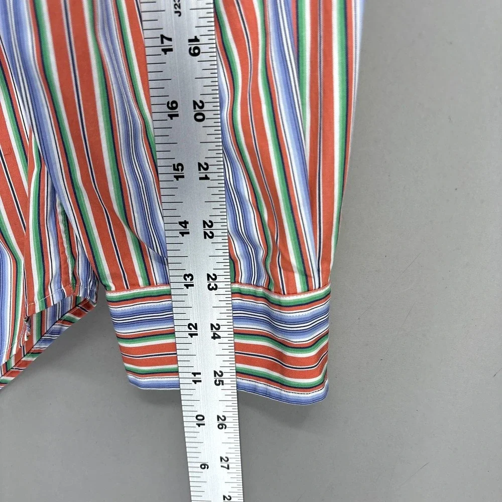 Ralph Lauren Shirt Mens Large Multicolor Blanket Southwest Stripe Classic Button